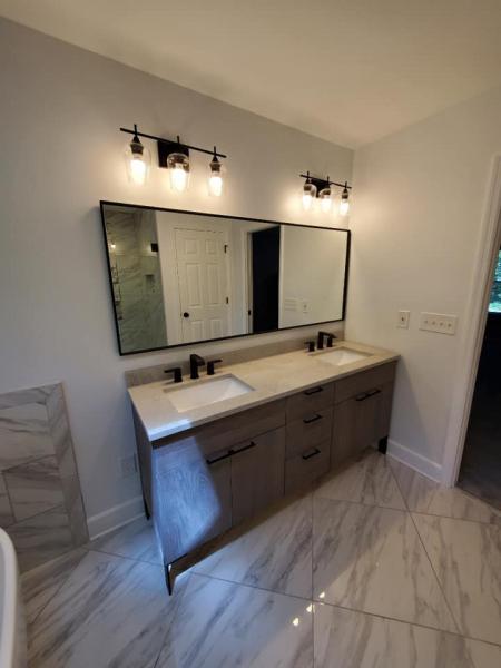 Bathroom double vanity