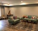 Living area in finished basement