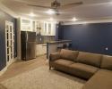 Wet bar in living room