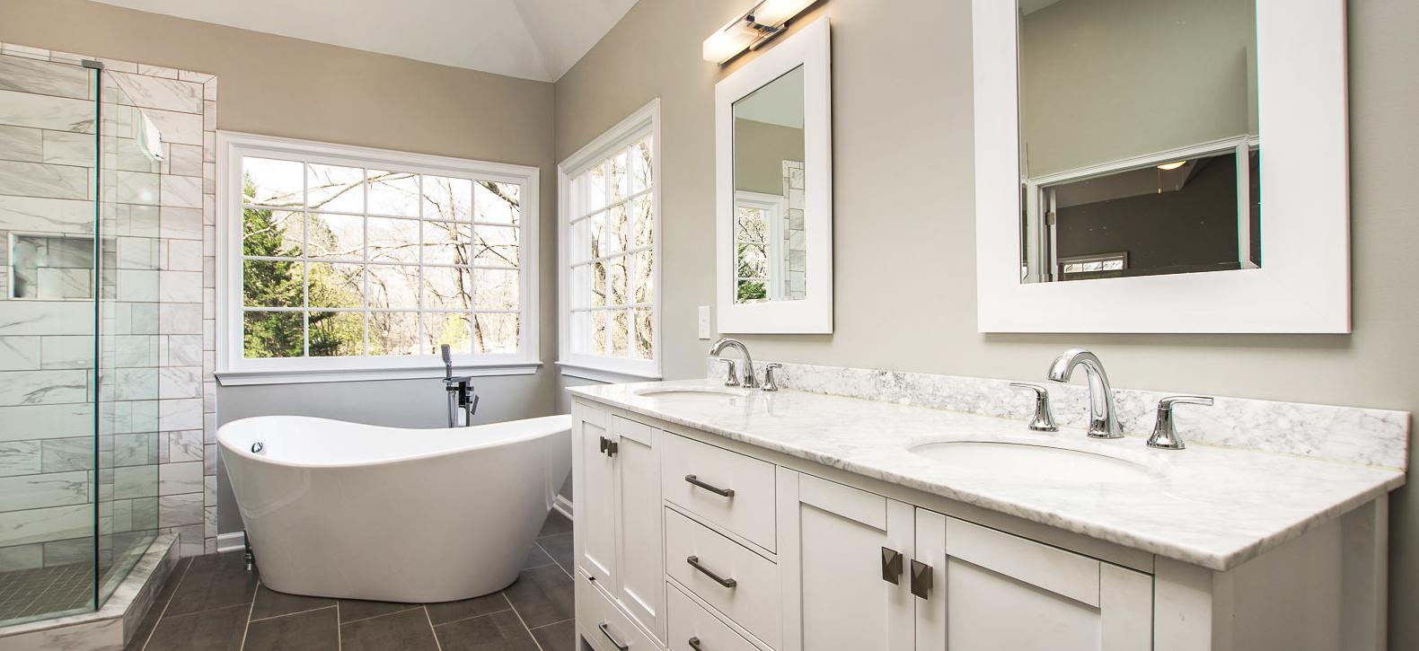 newly remodeled bathroom 