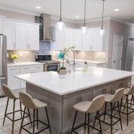 Large island with seating