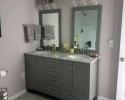 Double bathroom vanity