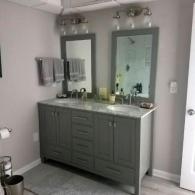 Double bathroom vanity